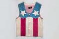 Image of American flag vest worn by Mark Dempsey, ca. 1970